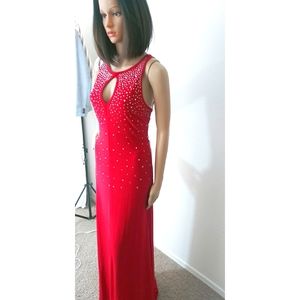 B. SMART evening dress with Rhinestones